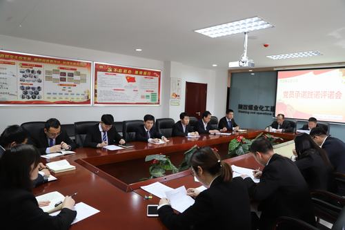 陜煤建設洗選煤分公司機關黨支部召開黨員承諾踐諾評諾專題會