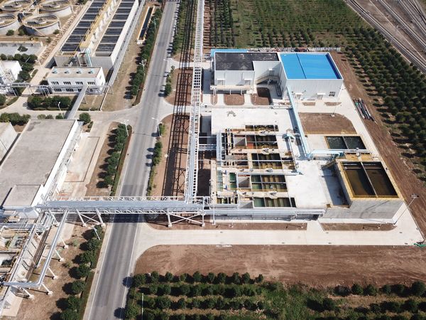 陜煤建設(shè)天工公司承建的蒲潔能化回用水站外排水提標綜合改造項目獲 “安全文明”工地殊榮