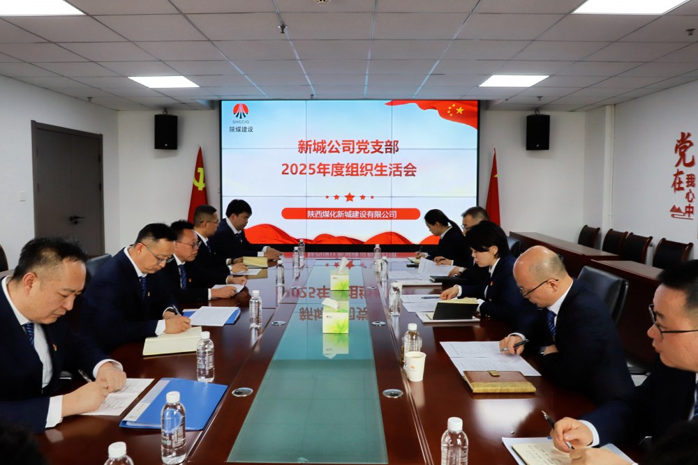 陜煤建設新城公司召開2025年度組織生活會