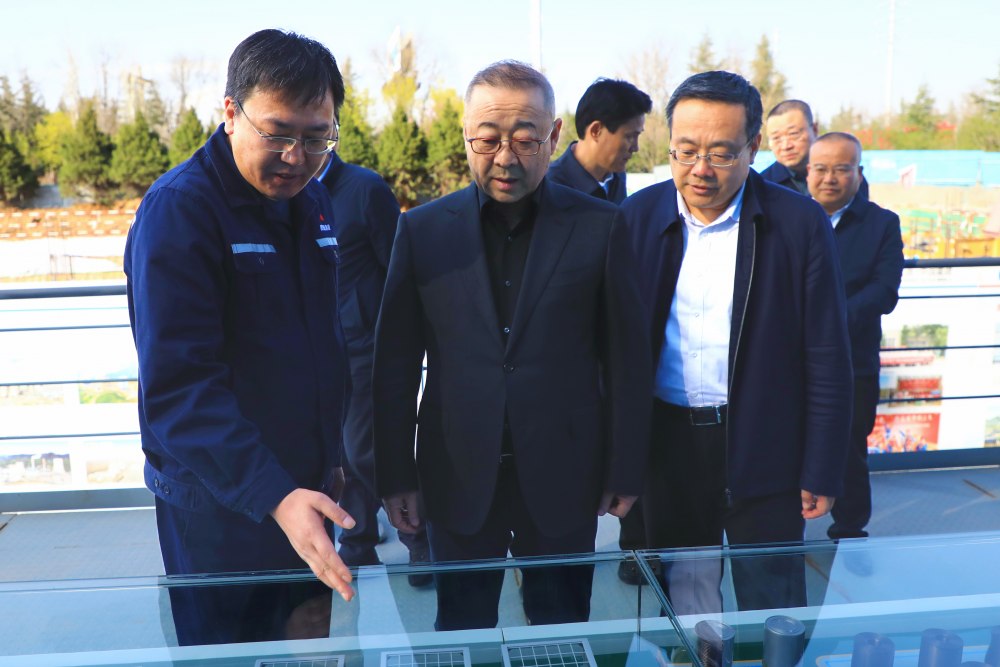 陜西省發展改革委黨組書記、主任王青峰蒞臨銅創能材項目調研指導工作